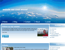 Tablet Screenshot of coenwessel.nl